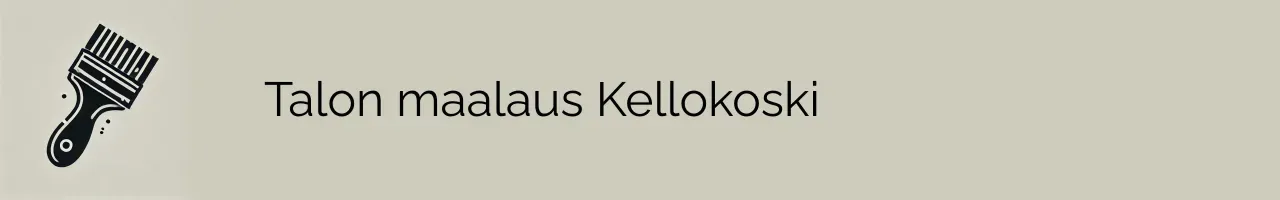 Talon maalaus Kellokoski